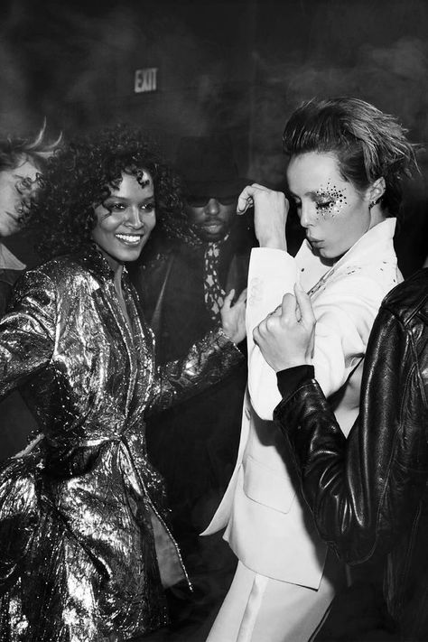 Cameron Russell, Studio 54 Party, Paris May, Edie Campbell, Liya Kebede, Emmanuelle Alt, 70s Disco, Let's Dance, Studio 54