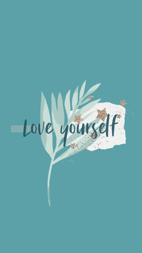 Love Your Self Wallpaper, Self Wallpaper, Good Morning Posters, Positive Quotes Wallpaper, Green Quotes, Phone Wallpaper Boho, Film Posters Art, Full Stop, Stop Scrolling