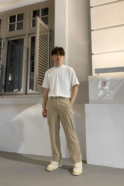 Spiritual Fashion, Minimalist Fashion Men, Pants Outfit Men, Trendy Boy Outfits, Mens Trendy Outfits, Street Style Outfits Men, Mens Casual Dress Outfits, Men Stylish Dress, Mens Outfit Inspiration