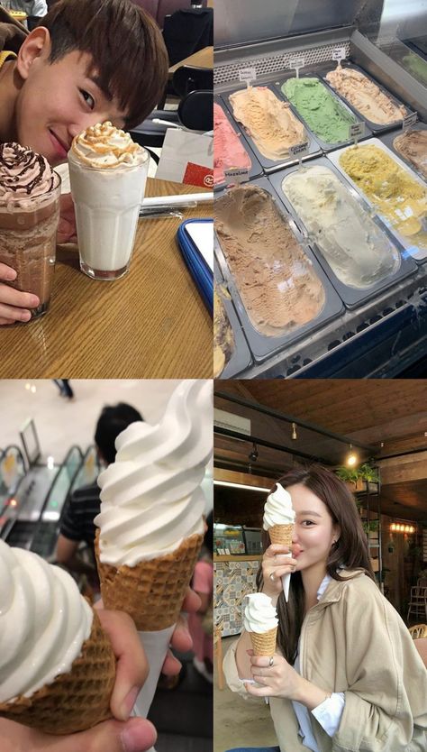 Ice Cream Date, Dream Dates, Ice Scream, Instagram Picture Quotes, Cute Date Ideas, Love Ice Cream, Cream Aesthetic, Stylish Photo Pose, Summer Plans