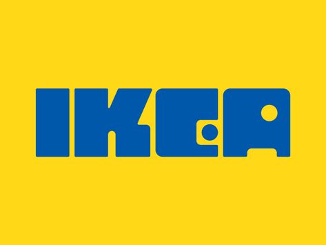 Ikea by Rafael Serra on Dribbble Ikea Logo, Adobe Design, Ikea Design, Bauhaus Design, Creative Poster Design, Food Packaging Design, Typeface Design, Brand Board, Creative Packaging Design