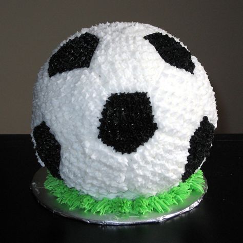 3d soccer grooms cake Soccer Cake Pops, Festive Cake Recipes, Soccer Treats, Soccer Wedding, Soccer Cupcakes, Birthday Cake Kids Boys, Soccer Ball Cake, Soccer Birthday Cakes, Sports Cakes