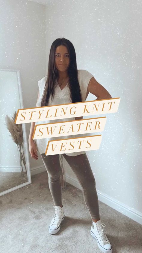 holliemina1 on Instagram: Sweater Vest Styling ✨ You asked so here it is 🤍🤎🤍 which is your fave combo? Cream Knit vest from @hm Brown Knit vest from… Cream Knit Vest, Vest Styling, Beyonce Run The World, Cream Sweater Vest, Styling Cream, Cream Sweater, Knit Vest, Sweater Vest, Beyonce