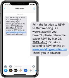 Rsvp Reminder Message, Wedding Text, Rsvp Online, Wedding Week, Guest Experience, Online Wedding, Wedding Rsvp, Free Wedding, Wedding Website