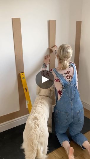 54K views · 1K reactions | All you need is a Roomix panelling kit and a helpful pooch🛠️🐶

@barn_owls_and_butterflies has used our shaker panelling kit for her new project and we’re obsessed with the outcome✨ PS. We’re so glad you enjoyed your much deserved choco break 🥰

#roomix #roomixdiy #diyhome #interior #interiorstyling #interiordesign #diyhomedecor #diy #panelling #panellingproject #diypanelling | Roomix | altego_music · Original audio Shaker Panelling, Diy Panelling, Diy Home Updates, Barn Owls, 50k Views, Builder Grade, Flat Ideas, Couple Bedroom, Barn Owl