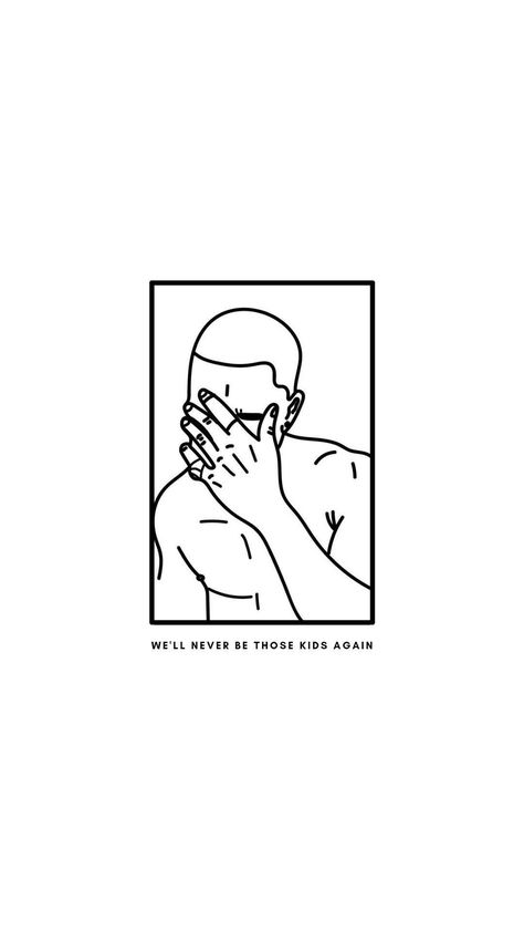 Kanye Lyric Tattoos, Small Fine Art Tattoo, Fine Line Sketch Tattoo, Frank Ocean Stencil, Mac Miller Doodle, Frank Ocean Doodle, Minimalist Tattoo Stencil, Loyle Carner Tattoo, Ocean Drawing Easy