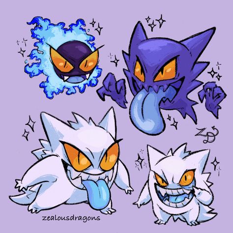 Shiny Gengar, Hunter Pokemon, Gengar Pokemon, Ghost Pokemon, Teaching Life Skills, Ghost Type, Pokemon Pictures, Pokemon Trainer, Pokemon Art