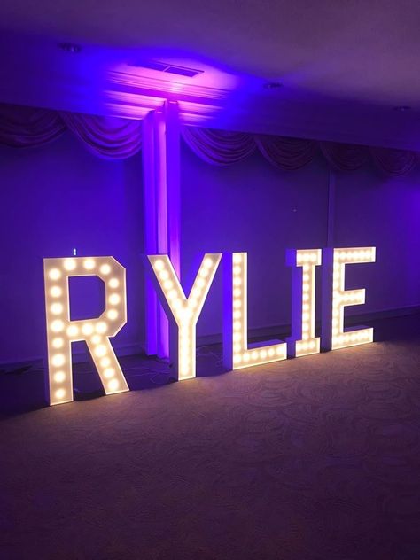 Marquee Lights #batmitzvah #marqueelights #lighting #mitzvahideas Batmizva Party Ideas, Bat Mitzvah Ideas, Bat Mitzvah Decorations, Bat Mitzvah Party, 13th Birthday Parties, Marquee Lights, 13th Birthday, Bat Mitzvah, Sweet 16