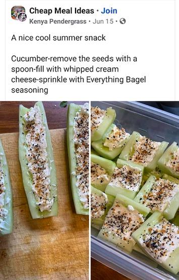 Cucumber Cream Cheese, Easy Cooking Ideas, Cucumber Boats, Everything Bagel Seasoning, Bagel Seasoning, Appetizers Easy Finger Food, Cheese Snacks, Whipped Cream Cheese, Homemade Seasonings