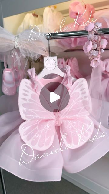 Dress Daniela Kids on Instagram‎: "How light she is!    Delicate, airy dress with your favorite butterfly 🥰    Marshmallow pink color 💖 Perfect for a celebration   Price 175$ for 1 year old dress   40$ headband   40$ shoes 🪡🧵🧶We need 4 weeks to sew a dress because there is a queue  📦3-4 weeks time for delivery With love, your Daniela Kids💖    #子供服  #girlsdresses #dressfortheprincess #dressforgirls #kidsdress   #فساتين_اطفال #فستان_للأميرة #فستان_للبنت #فستان_اطفال"‎ Butterfly Dress Kids, Pink Dresses For Kids, Sew A Dress, Old Dress, Airy Dress, Old Dresses, Baby Frocks Designs, Butterfly Dress, Frock Design