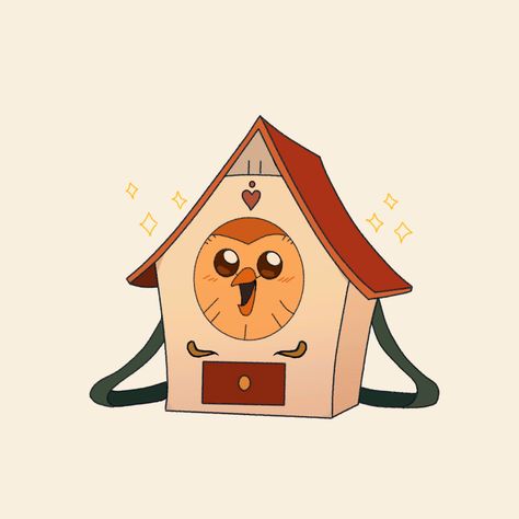 Owl House Hooty Icon, Hotty The Owl House, Table Doodle, Toh Wallpaper, Arte Inspo, The Owl House, Barn Owl, Owl House, Main Characters