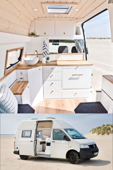 Converted Vans, Kombi Motorhome, Conversion Van, Interior Boho, Kombi Home, Van Conversion Interior, Campervan Life, Build A Camper Van, Build A Camper