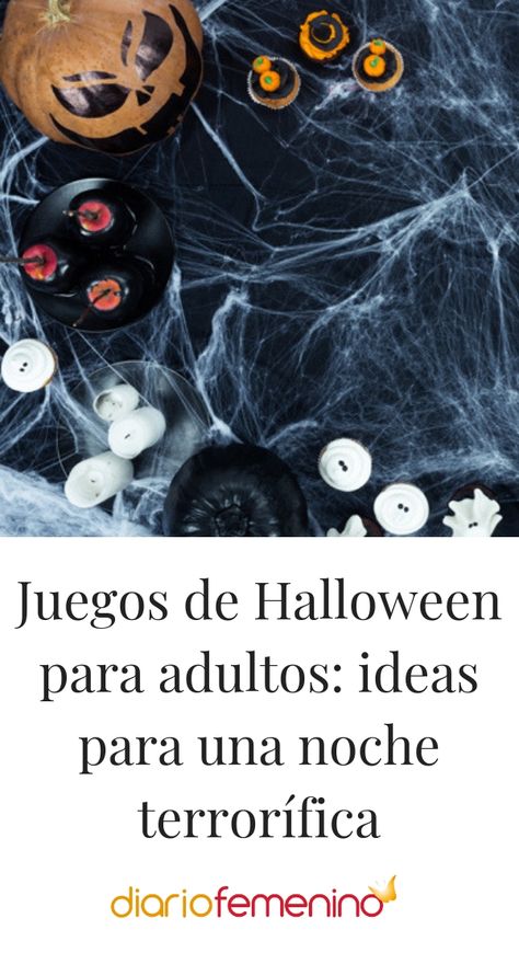 Juegos de Halloween para adultos: ideas para una noche terrorífica #halloween #DiarioFemenino Juegos Halloween, Ideas Para Halloween, Halloween Fiesta, Fiesta Halloween, Ideas Cumpleaños, Halloween 2022, Halloween 2024, Halloween Deco, Ideas Halloween