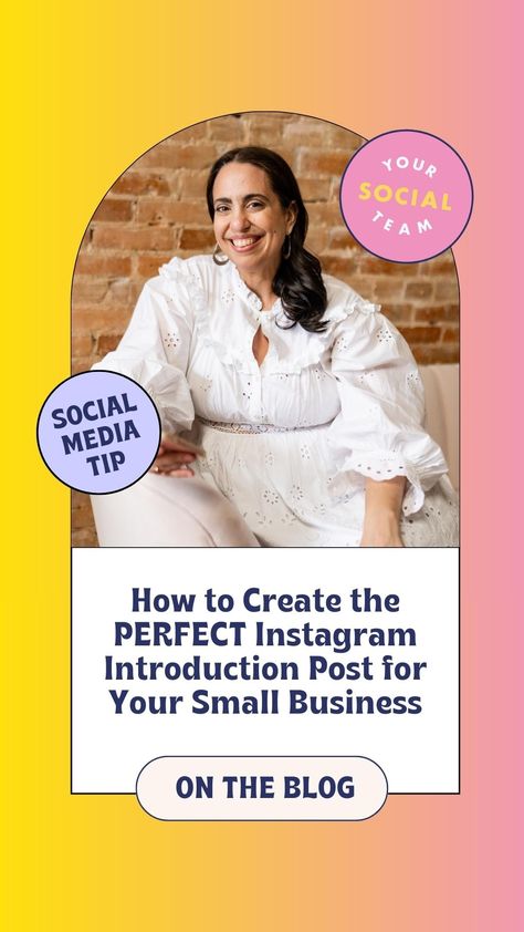 Introduction Post On Instagram, First Social Media Post Ideas, First Instagram Post For Small Business, Instagram Business Introduction Post, Introduction Captions For Instagram, How To Introduce Your Brand On Instagram, Introduction Post For Small Business, Intro Post Ideas, First Business Post Instagram