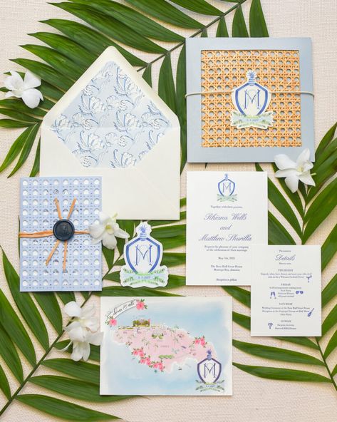 Coastal Wedding Invitations, Letterpress Machine, Wedding Crest, Maui Weddings, Coastal Wedding, Beautiful Invitations, Wedding Mood, Wedding Signage, Hawaii Wedding