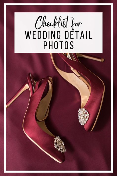 Things to bring for your wedding detail photos