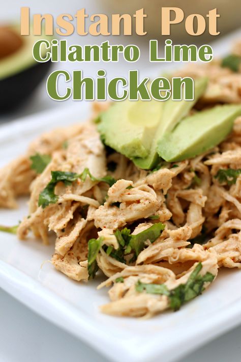 Chicken Keto, Cilantro Chicken, Cilantro Lime Chicken, Chipotle Chicken, Instant Pot Dinner Recipes, Lime Chicken, Frozen Chicken, Instapot Recipes, Instant Pot Chicken