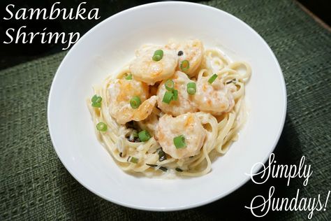 Sambuca Shrimp Sauce For Pasta Recipes, Sambuca Shrimp, Shrimp Sauce Recipes, Pink Sauce Pasta, Sauce For Pasta, Recipes With Ingredients, Shrimp Noodles, Meals For Four, Pop Up Trailer