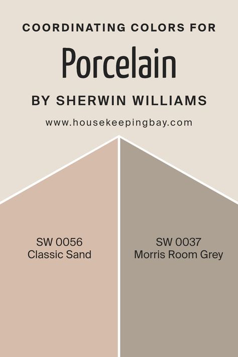 Coordinating Colors of Porcelain SW 0053 by Sherwin Williams Morris Room Grey, Sherwin Williams Gray, Edwardian House, Color Complement, Coordinating Colors, Sherwin Williams, Accent Colors, Primary Colors, Paint Colors