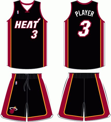 Miami Heat Road Uniform 2000- 2009 Miami Heat Logo, Nba Uniforms, Aau Basketball, Road Logo, Basketball Party, Basketball Theme, Nba Sports, Dwyane Wade, Basketball Leagues