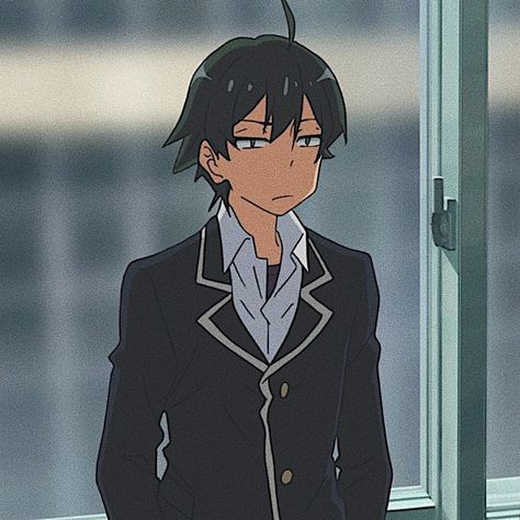 Hachiman Hikigaya Pfp, Oregairu Hachiman, Sticker Bomb Wallpaper, Hachiman Hikigaya, Hikigaya Hachiman, Romantic Comedy Anime, Boys Pfp, Comedy Anime, Galaxy Pictures