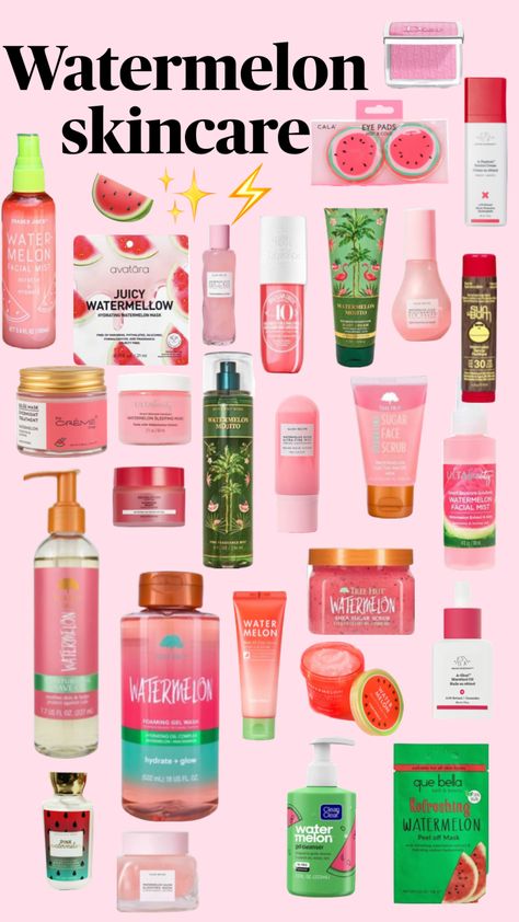 Watermelon Skincare, Skincare Shuffles, Skin Care Products, Your Aesthetic, Care Products, Watermelon, Skin Care, Energy, Skin