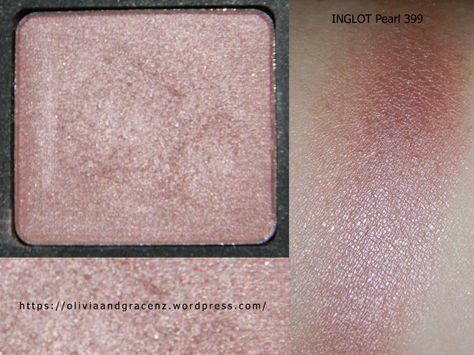 INGLOT Eyeshadow Pearl 399 Inglot Eyeshadow, Eyeshadow Swatches, Glitter Gloss, Grace Beauty, Makeup Swatches, Beauty And Fashion, My Thoughts, Face Products Skincare, Color Me