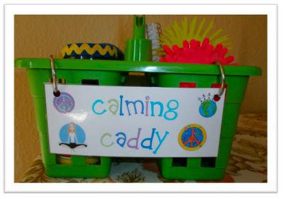 calm caddy full of things to calm kids down. Her blog is full of other great ideas too! Short Fuse, Classroom Behavior Management, Classroom Behavior, Classroom Setting, Future Classroom, Preschool Classroom, Teaching Classroom, School Counselor, School Counseling