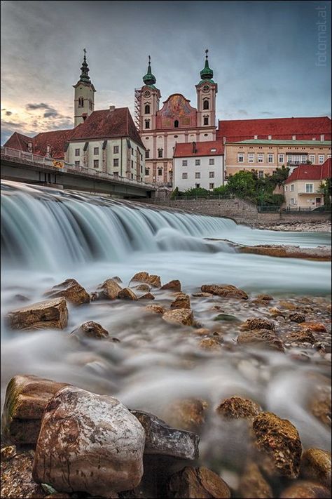 Steyr, Austria Steyr Austria, European Christmas, Vacation Wishes, World Most Beautiful Place, Landlocked Country, European Cities, Heart Of Europe, Steyr, Christmas Markets