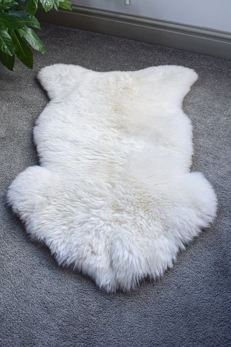 Thanks for the kind words! ★★★★★ "more beautiful than the photo on Etsy because in real life it is squishy soft like a sheep. my schnoodle rolled all over it he wanted to have it for his bed. i may have to give it to him and get another one. thank you so much!" Kate M. Lambskin Rug, Sheepskin Throw, Best Shakes, Rug White, Sheepskin Rug, Bedroom Carpet, White Rug, That Way, Rugs In Living Room