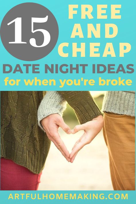 If you're on a tight budget, try these 15 cheap date night ideas!  #datenightideas #datenight #marriage #frugaldates Dollar Tree Date Night, Dollar Tree Date Night Ideas, Dollar Store Date Night, Cheap Date Night Ideas, Save Marriage, Marriage Inspiration, Outdoor Fire Pit Designs, Date Night Ideas, Saving A Marriage