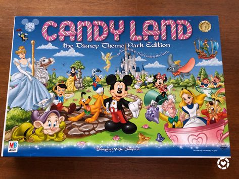 Candyland Games, Candyland Board Game, Disney Board Games, Disney Candy, Disney Board, Game Of Life, Disney Games, Candy Land Theme, Classic Board Games