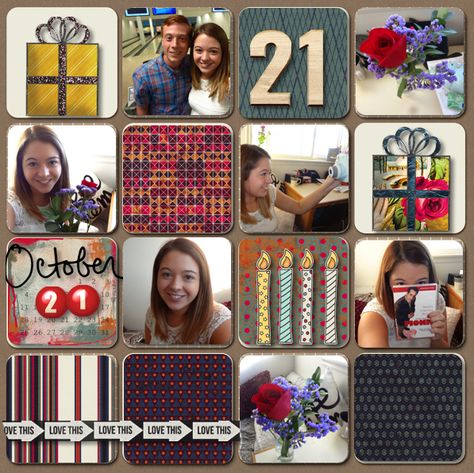 Scrapbook Ideas For 18th Birthday, Scrapbook Ideas 18th Birthday, 21st Scrapbook Ideas, 21st Birthday Scrapbook, 18th Birthday Scrapbook Ideas Layout, Shot Pages 21st Birthday, 21st Bday Scrapbook Page, 74th Birthday, Birthday Scrapbook Layouts