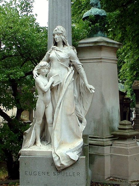 https://flic.kr/p/6TXCYa | Père Lachaise cemetery, Paris, France Père Lachaise Cemetery, Grave Monuments, Eternal Peace, Pere Lachaise Cemetery, Cemetery Angels, Cemetery Statues, Cemetery Headstones, Grave Digger, Great Works Of Art