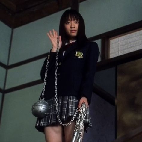 #killbill #killbillicon #gogoyubari #gogoyubariicon Kill Bill Costume, Kill Bill Movie, Gogo Yubari, Kill Bill, Quentin Tarantino, Film Aesthetic, Film Stills, Halloween Cosplay, Halloween Outfits