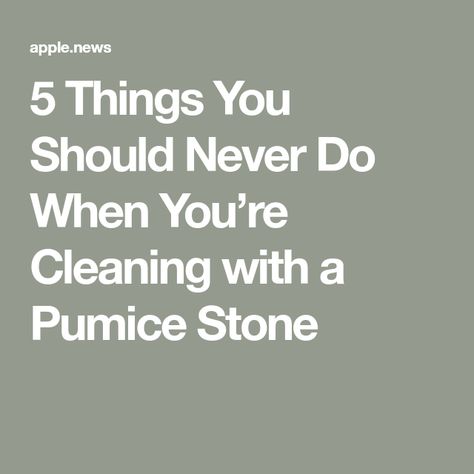 Pumice Stone Cleaning, Pumice Stone How To Use A, How To Clean Granite, Clean Grill, Pumice Stone, Stones Diy, Clean Tile, What To Use, How To Remove Rust