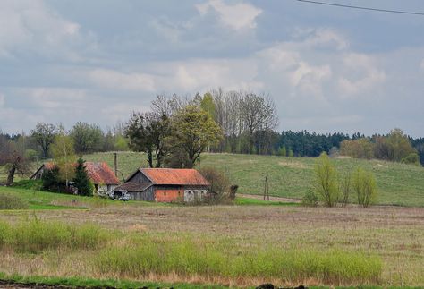 Landscape by Jurek.P Sky Reference, Nature Village, Beautiful Eyes Color, Nature Background Images, Countryside Landscape, Rural Scenes, Landscape Photography Nature, Beautiful Images Nature, Rural Landscape