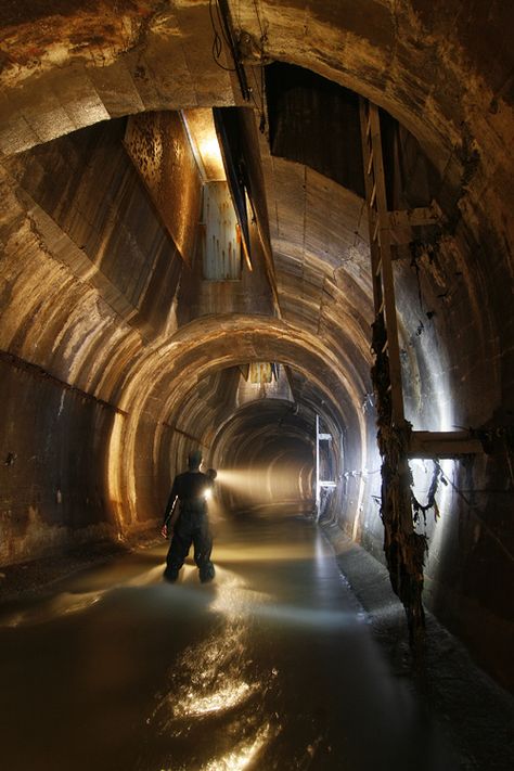 Under Montreal - Decarie collector sewer snow dumping by Andrew Emond.   All this under my own city and i never knew Forgotten History, Underground Tunnels, Tilt Shift, Setting Ideas, Of Montreal, Twilight Zone, Post Apocalypse, Montreal Canada, Abandoned Buildings