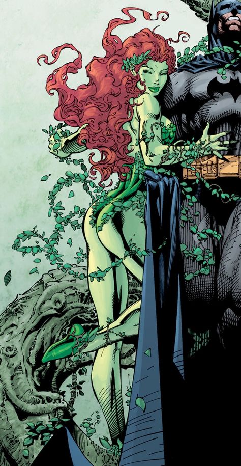 Comic Book Poison Ivy, Poison Ivy Poses, Poison Ivy Character Art, Poison Ivy Comic Panel, Poison Ivy Character Comic Books, Poison Ivy And Batman Costume, Comic Poison Ivy, Poison Ivy Villain, Poison Ivy Wallpaper