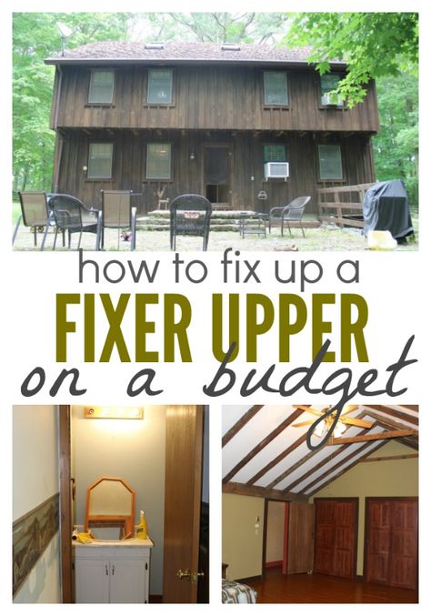 Buying a fixer upper is a great way to get a good deal and quickly build equity. But it can also be expensive. Here's are plans to fix a fixer upper on a budget. Modern Exteriors, Easy Home Improvement Projects, Upper House, Easy Home Improvement, Home Improvement Loans, Home Buying Process, Up House, Flipping Houses, Year Plan