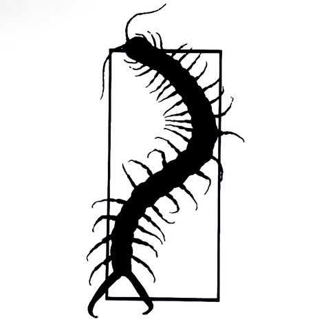 Centipede Tattoo Design Tokyo Ghoul, Small Centipede Tattoo, Tokyo Ghoul Centipede Tattoo, Tokyo Ghoul Tattoo Ideas, Small Anime Tattoos, Tokyo Ghoul Tattoo, Ghoul Tattoo, Centipede Tattoo, Unique Tattoos For Men