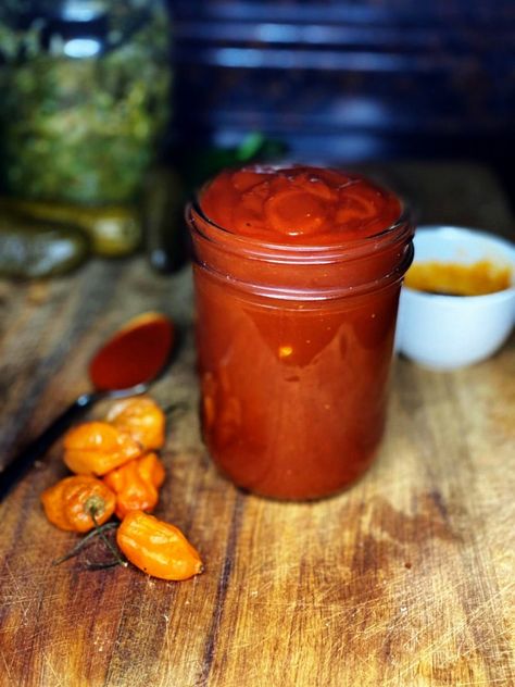 Habanero Hot Sauce Recipe, Habanero Recipes, Sashimi Recipe, Hot Sauce Recipe, Habanero Chili, Chili Pepper Recipes, Habanero Hot Sauce, Hot Sauce Recipes, Sweet Heat