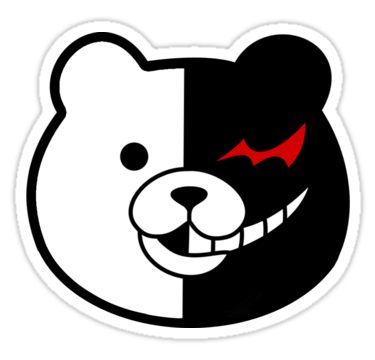 Danganronpa Monokuma  Sticker Danganronpa Monokuma, Stickers Cool, Collage Mural, Anime Printables, Kawaii Stickers, Anime Stickers, Anime Tattoos, Cool Stickers, Aesthetic Stickers