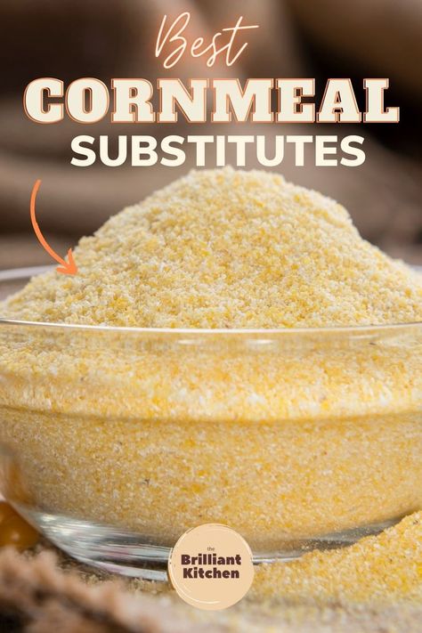 cornmeal Cornmeal Mush, Cornmeal Recipes, Homemade Jerky, Corn Meal, Flour Substitute, Baking Substitutes, Clam Recipes, Food Substitutions, Flour Recipes