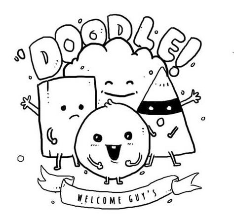 Kumpulan gambar tentang Gambar Doodle Mudah Ditiru Gambar Template Hitz Instagram, klik untuk melihat koleksi gambar lain di KibrisPDR Doddle Art, Seni Pop, Hand Doodles, Doodle Art Drawing, Doodle Coloring, Easy Doodle Art, Easy Doodles Drawings, Cute Doodles Drawings, Kawaii Doodles