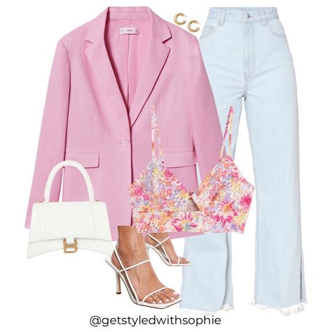 Fashion Brenda, Looks Jeans, Girly Girl Outfits, Classy Work Outfits, Pink Blazer, Outfits Verano, Stylish Clothes For Women, Cute Fall Outfits, Story Highlights