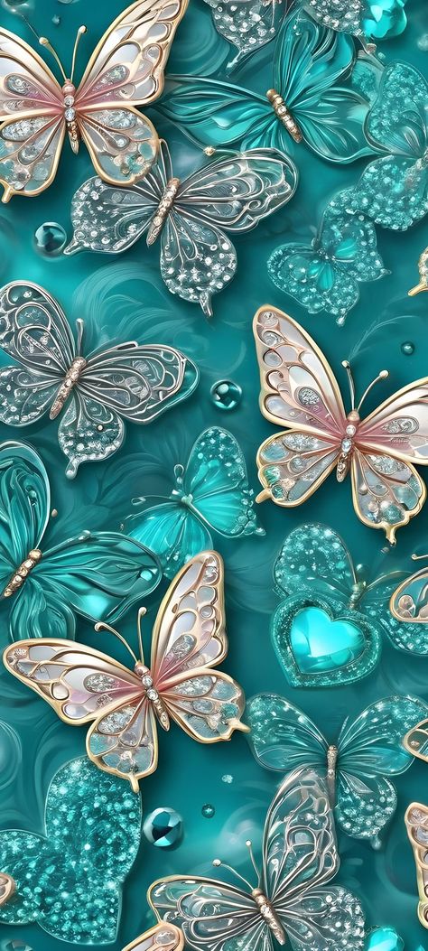 Turquoise Butterfly Wallpaper, June Pictures, Beautiful Butterfly Pictures, Mehndi Design Photos, Butterfly Wallpaper Backgrounds, Beautiful Butterflies Art, Beautiful Art Pictures, Pretty Phone Wallpaper, Beautiful Wallpapers Backgrounds