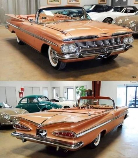 1959 Chevy Impala convertible Chevrolet Impala 1959, 59 Chevy Impala, Impala Car, 1959 Chevy Impala, Car Mechanics, Vintage Chevrolet, Chevrolet Cars, Old Vintage Cars, Chevy Cars