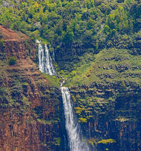 Waimea Canyon State Park, Kauai: The Ultimate 2024 Guide! Kauai Waterfalls, Kauai Travel, Waimea Canyon, Waterfall Hikes, Black Pipe, Beach Park, Helicopter Tour, Fall Hiking, Island Hopping