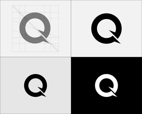 Q Typography Logo, Q Logo Design Letters, Q Monogram, Q Letter Design, Q Typography, Q Logo Design, Q Letter Logo, Iq Logo, Q Logo